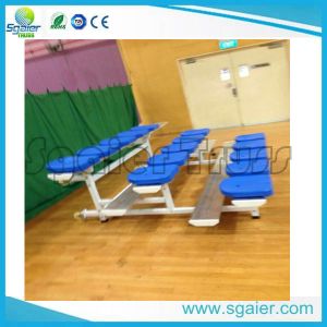 University Tiered Seating Aluminum Stadium Bleachers Mobile With Red Chair /