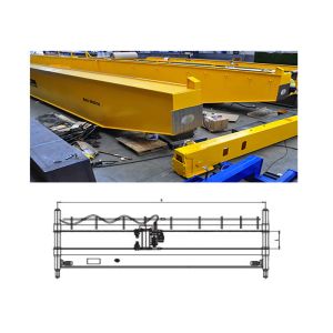Buy cheap Double Girder Overhead Crane 5 tons to 20 tons European Optimized Design from wholesalers