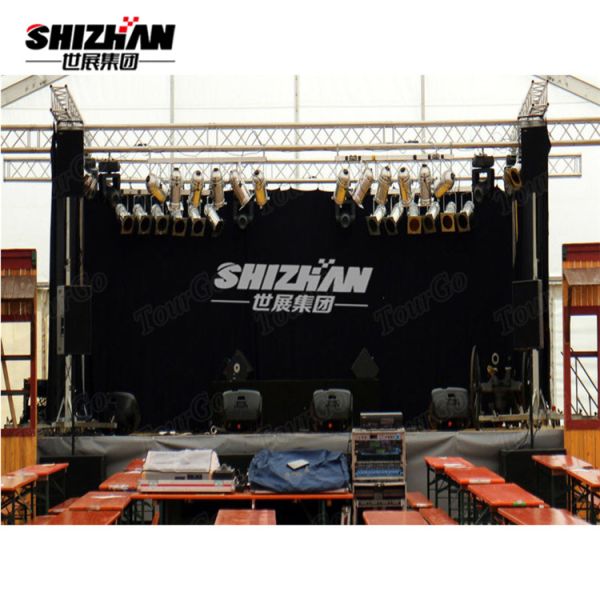 Quality Light Weight 350x350mm Aluminium Lighting Truss System 2m Length for sale