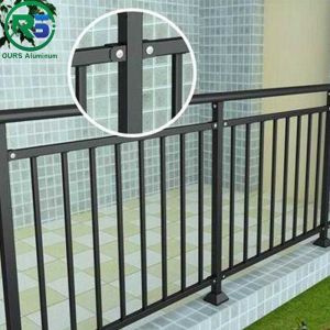 China Simple Style Contemporary Aluminum Fence Square Tube Balustrade on sale