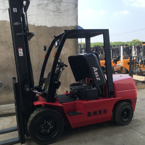 Hangcha A35 3.5 Tons 4 Meters Second Hand Diesel Forklifts