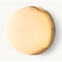 Buy cheap Brass Bedroom Ceiling Spot Lights 1000 Lumens With Alabaster Shade product