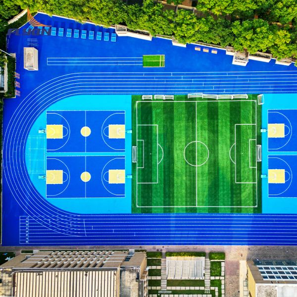 ITF Certified PU Sport Flooring with Class 1 Fire Resistance and 5-10 Years