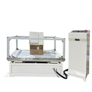 Buy cheap Carton Simulation Transport Vibration Testing Equipment 150kg Rated Load With Rotary Dc Motor from wholesalers