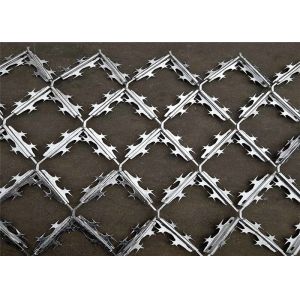Buy cheap Custom Hot Dipped Galvanized Welded Barbed Wire Mesh Protection Fence Panel from wholesalers