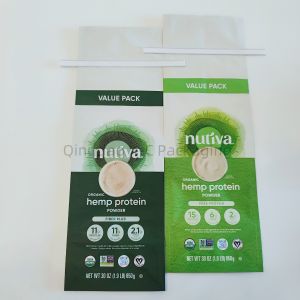 Customized Compostable Biodegradable Food Grade Block Bottom Cafe Coffee