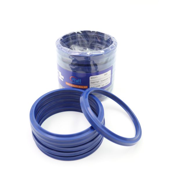 Quality Excavator PU Hydraulic Dust Seal , Blue Color DHS Wiper Seal for sale