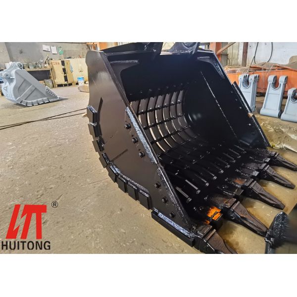 Buy cheap Hardox450 Excavator Skeleton Bucket 0.2-2.8 Cubic Meter Ditching Cleaning Garbing Sieving from wholesalers