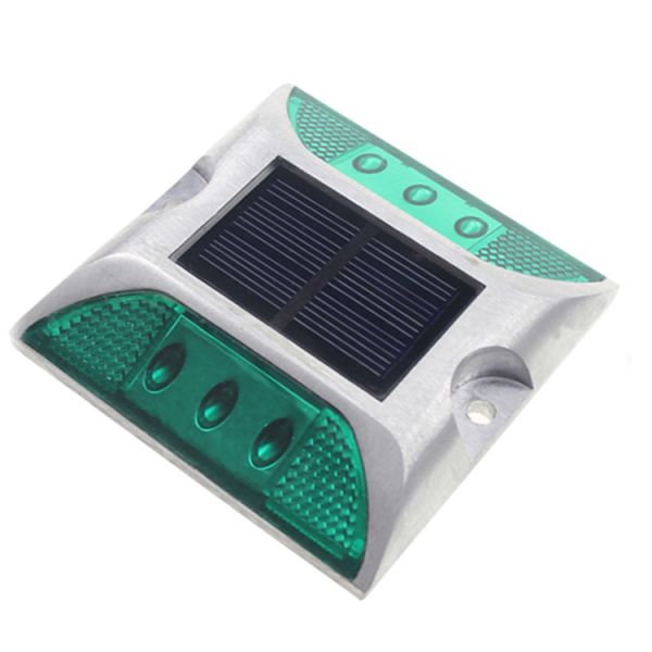 solar led reflector with Aluminum Alloy Shell Lithium Battery Power 2pcs LED