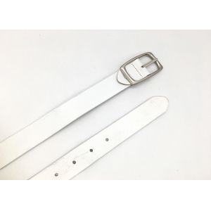 Buy cheap Garment Accessory White 125cm Lady Genuine Leather Belts from wholesalers