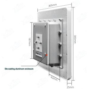 Buy cheap 2400MHz To 2500MHz 2.4GHz 18dBi Panel Antenna With Radio Enclosure Box Antenna from wholesalers