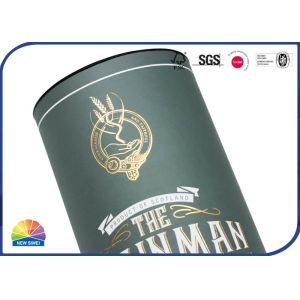 Buy cheap Spot UV Metal Cap Wine Bottle Paper Packaging Tubes from wholesalers