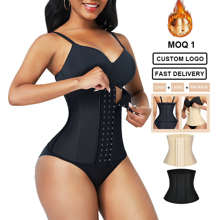 Buy cheap Customizable Steel Bones High Waist Latex Corset Waist Trainer Belt Shaper for product