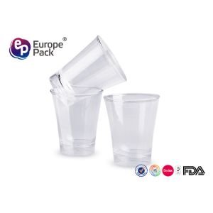 Buy cheap Round Shape Dessert Disposable Clear Plastic Cups 35G 300ml 10Oz from wholesalers
