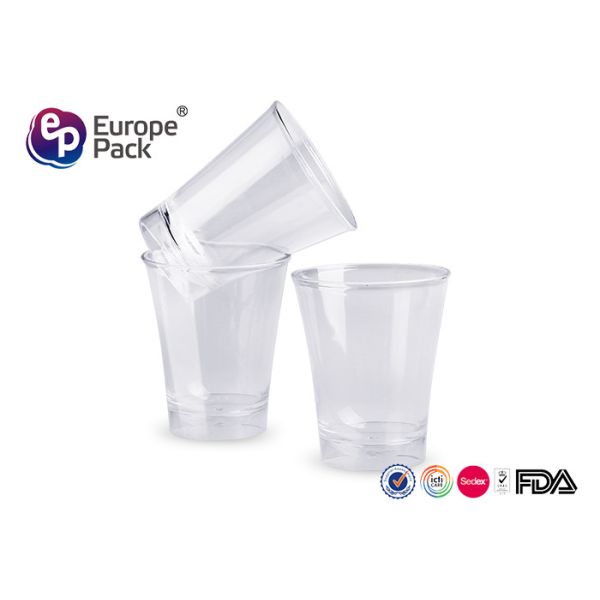 Quality Round Shape Dessert Disposable Clear Plastic Cups 35G 300ml 10Oz for sale