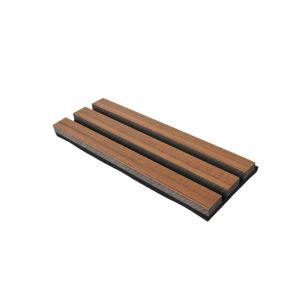 Buy cheap Veneer Finish Acoustic Wood Slat Panels With Felt Backing W600xL2400xT21mm from wholesalers