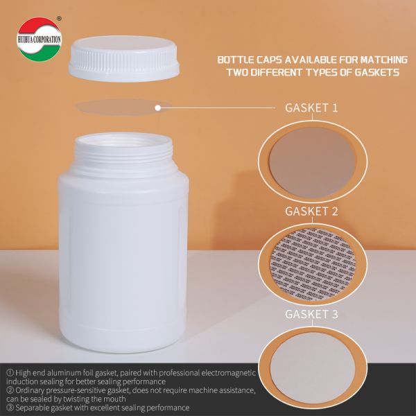 2000ML Clear Plastic Cylinder For HDPE Bottle Recyclable And Damp-Proof For Health Nutritional Products HMD2000-138