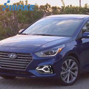 Smrke Led For Hyundai Accent Daytime Running Light 12v Abs With Yellow Signal