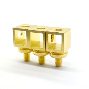 Buy cheap Gold Plating CNC Brass Parts Anodized Custom Metal Components from wholesalers