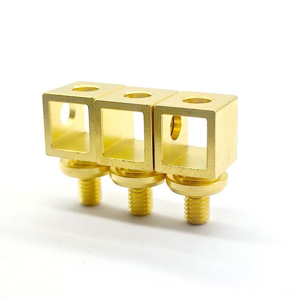 Buy cheap Gold Plating CNC Brass Parts Anodized Custom Metal Components from wholesalers