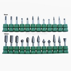 Buy cheap 1/4 Inch Shank Burrs Tool Bit 6mm Double Cut Carving Grinder Bit Engraving Tungsten Carbide Burr Set Rotary File Tungsten Burr from wholesalers