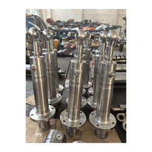 30MPa Telescopic Hydraulic Cylinder 600mm Stroke Customizable