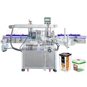 Buy cheap Double Side Flat Sticker Applicator Automatic Square Bottle Front Back Two Sides Labeling Machine from wholesalers