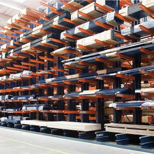 C01：Double Side Heavy Duty Cantilever Racking System Long Arm Structure for