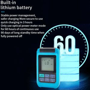 Buy cheap Mini Fiber Optic Power Meter 4 Function Optical Power Meter with RJ45 Laser WIFI Network Rechargeable OPM from wholesalers