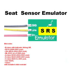 Buy cheap SRS3 Mercedes Seat Sensor Emulator with Indicator Airbag Off , Car Repair Troubleshooting from wholesalers