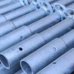 Buy cheap Mobile Double Coupler Steel Welded Pipe 0.8mm - 12.75mm Multipurpose Scaffolding Straight Coupler from wholesalers