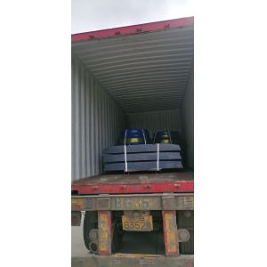 Buy cheap Crusher Machine Type High Manganese Steel Swing Fixed Movable Jaw Plate for JM1208 from wholesalers