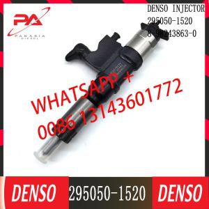 295050-1520 Diesel Engine Common Rail Injector 8-98243863-0 For ISUZU 4HK1 6HK1