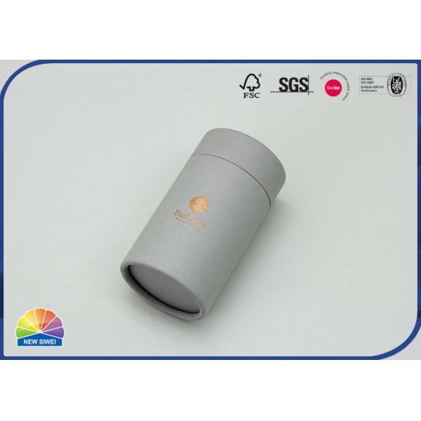 Buy cheap Texture Embossing Paper Tube Custom Cosmetic Packaging Boxes With Lid from wholesalers