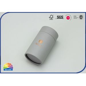 Buy cheap Texture Embossing Paper Tube Custom Cosmetic Packaging Boxes With Lid from wholesalers