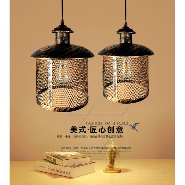 Loft Creative Personality Single Head Iron Retro Industrial Lighting Restaurant Office Coffee Shop Light(WH-VP-198)