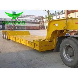 Removable Gooseneck Semi Trailer 70 Tons Gooseneck Skeletal Trailer