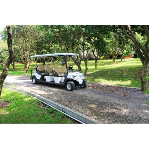 Buy cheap Excar 8 Seats Special Body Design Sightseeing Car With Flip-Flap Seat from wholesalers