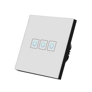 Buy cheap EU Standard Light Switch Touch Panel Glass Switches, 1/2/3/ Gang Sensor Light Switch 220v Led Bulb Light Switches from wholesalers