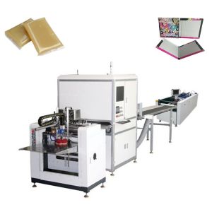 Buy cheap Full Automatic Hard Case Making Machine / Automatic Positioning Gluing Machine from wholesalers