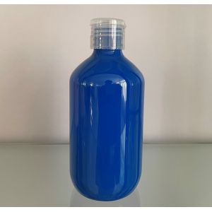Buy cheap Customized 300ML Boston Round Plastic Bottles With Cap from wholesalers