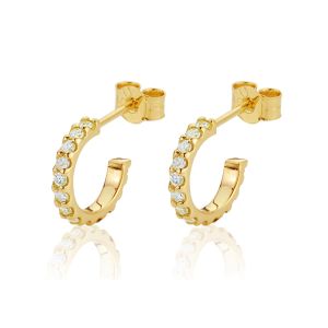 Buy cheap Delicate 14K Gold Plumeria Full Hoop Earrings Hawaiian Craftsmanship from wholesalers