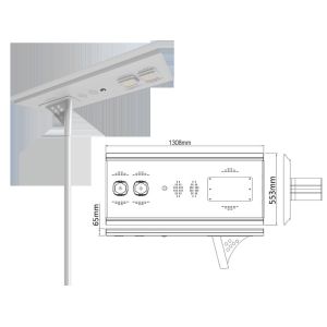 Buy cheap Hitechled 60W All-in-one Solar Street Light with drawer, Luminarias solares todo en uno, lampadaire solaire tout in un from wholesalers