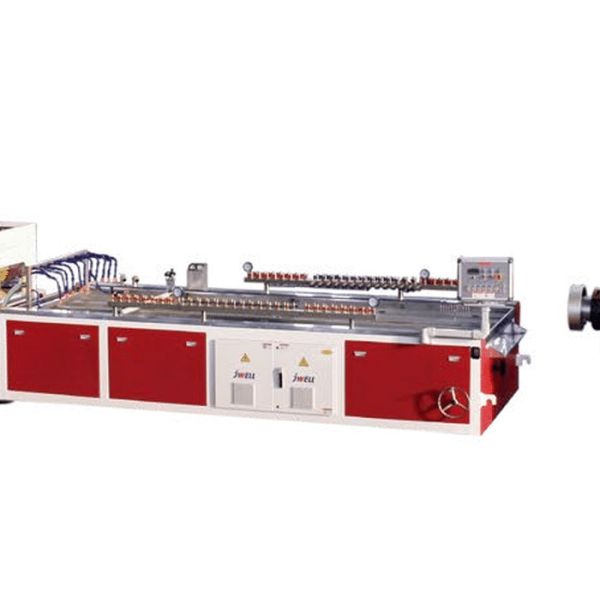 Quality JWELL Wood Hollow Door Wpc Pvc Profile Extrusion Machine for sale