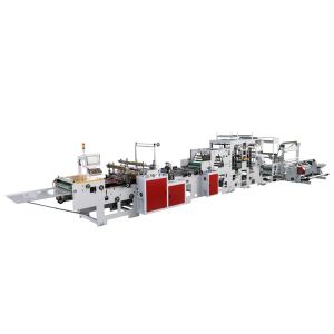 China Euro Style Tissue Bag Making Machine 1200mm With Rope on sale