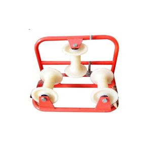 Buy cheap Self Lubrication 10KN Cable Pulling Rollers With Aluminum Nylon Wheel from wholesalers