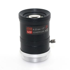 Buy cheap 2.0MP 9-22mm 1/3" Varifocal Manual Iris IR lens CS for Surveillance CCD CCTV Camera from wholesalers