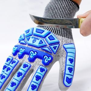 Customizable PU Protective Gloves Advanced Anti-collision Safety Gloves Anti