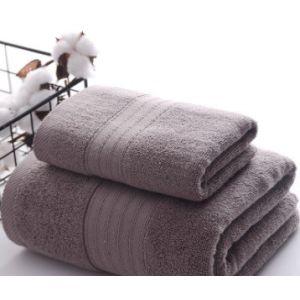 Soft and Skin-Friendly 100% Cotton Towels Thickened Absorbent Quick Drying for