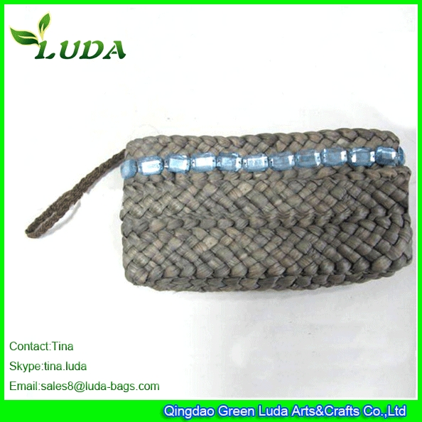 Buy cheap LUDA Handmade Straw Handbags Cornhusk Straw Clutch from wholesalers